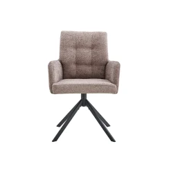 Stoel Mies Zand Stof – Set van 2