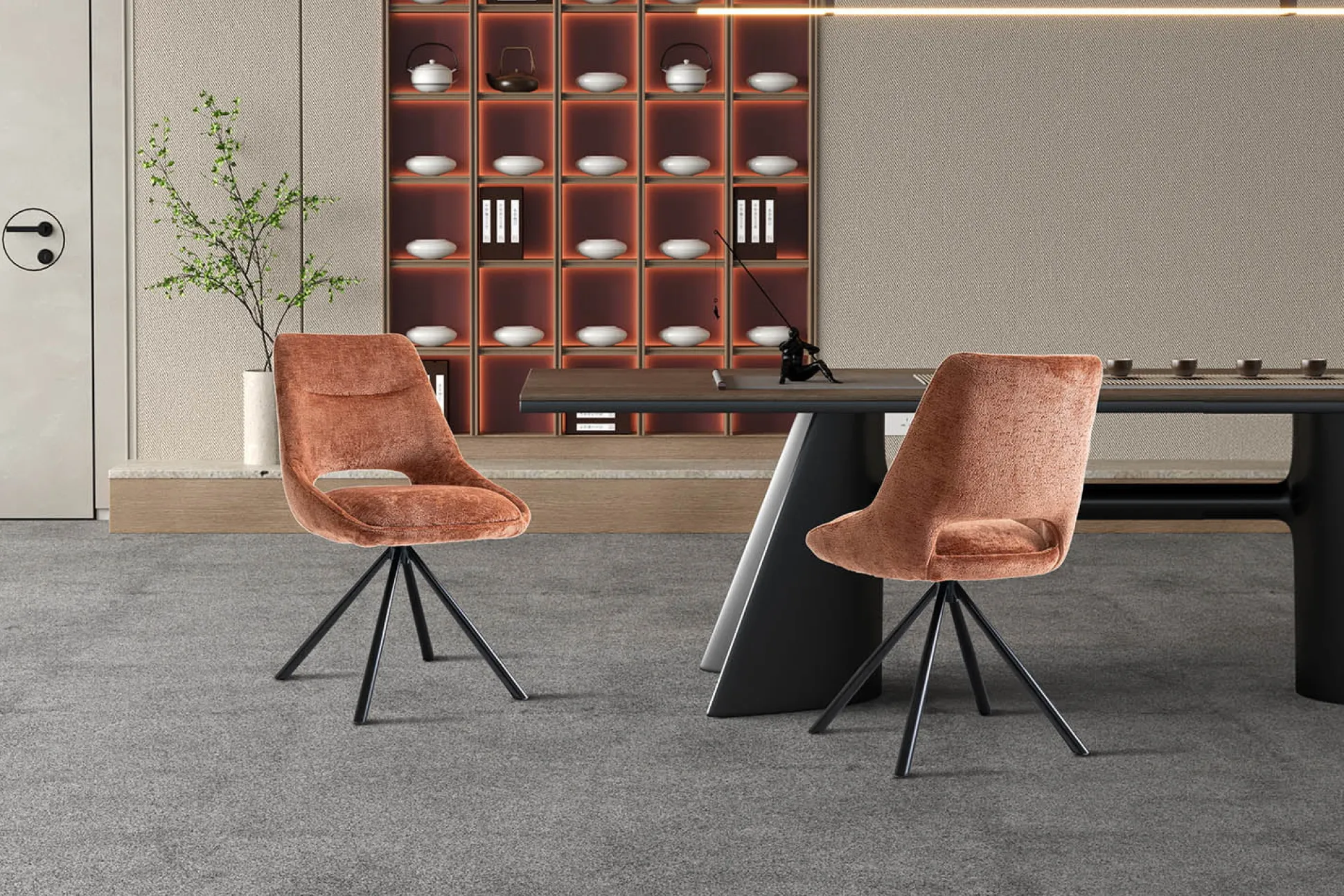 Stoel Noortje Roest – Set van 2