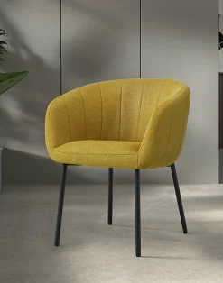 Stoel Pia Geel – Set van 2