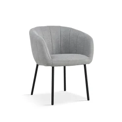 Stoel Pia Lichtgrijs – Set van 2