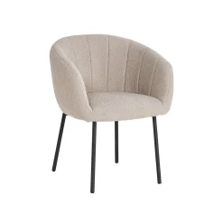 Stoel Pia Zand Bouclé – Set van 2