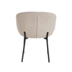 Stoel Pia Zand Bouclé – Set van 2