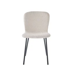 Stoel Stella Bouclé Zand – Set van 2