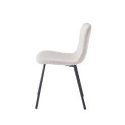 Stoel Stella Bouclé Zand – Set van 2