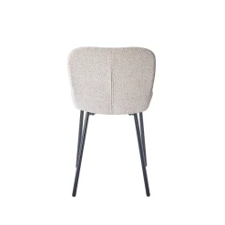 Stoel Stella Bouclé Zand – Set van 2