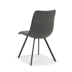 Stoel Thijs Antraciet – Set van 4