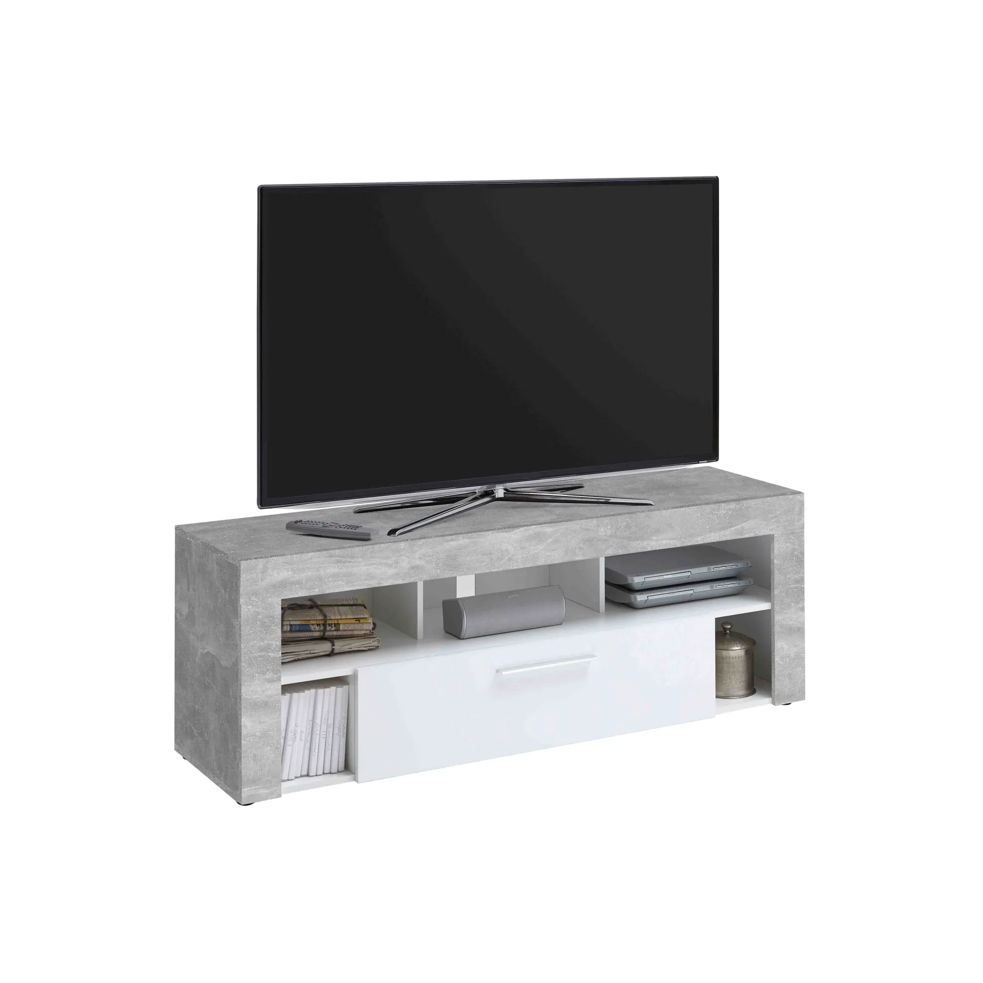 TV-meubel Enrico Beton 150x40x53 cm