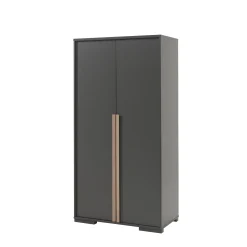 Tweedeurskast Dex Antraciet
