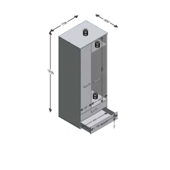 Tweedeurskast Lando Zandeiken