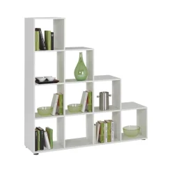 Vakkenkast Camiel Wit – 139x33x142 cm