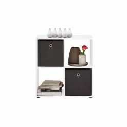 Vakkenkast Camiel Wit – 70x33x72 cm