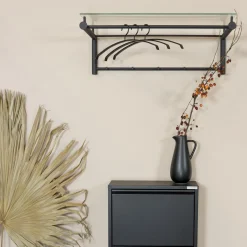 Wandkapstok Bart-3 Zwart