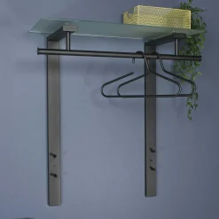 Wandkapstok Bavo Zwart