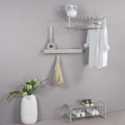 Wandkapstok Boris-1 Taupe