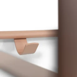 Wandkapstok Boris Terracotta 100 cm