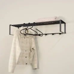 Wandkapstok Boris Zwart 100 cm