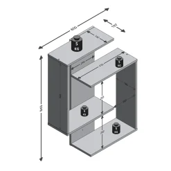 Wandrek Venus Antraciet