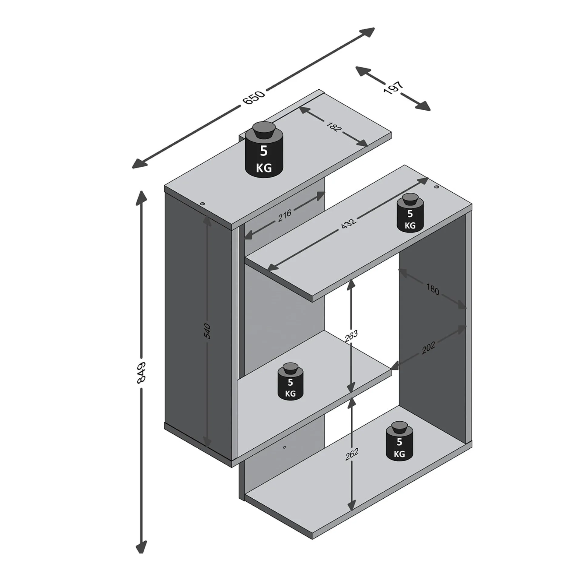Wandrek Venus Antraciet