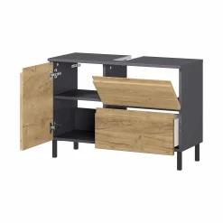 Wastafelkast Abrantes Eiken 80 cm