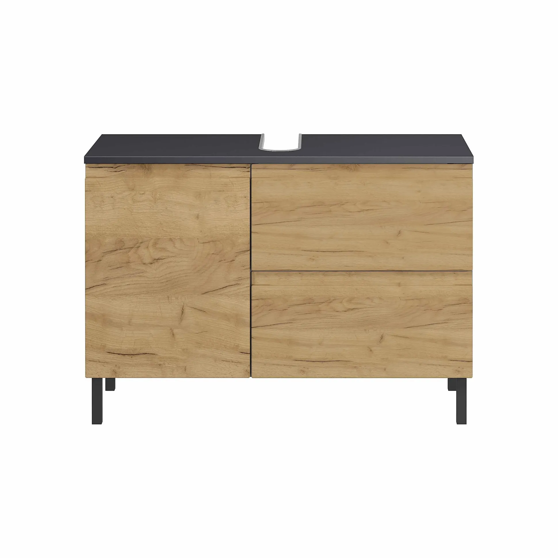 Wastafelkast Abrantes Eiken 80 cm