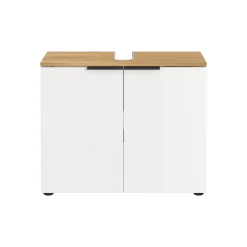 Wastafelkast Bari Wit Eiken