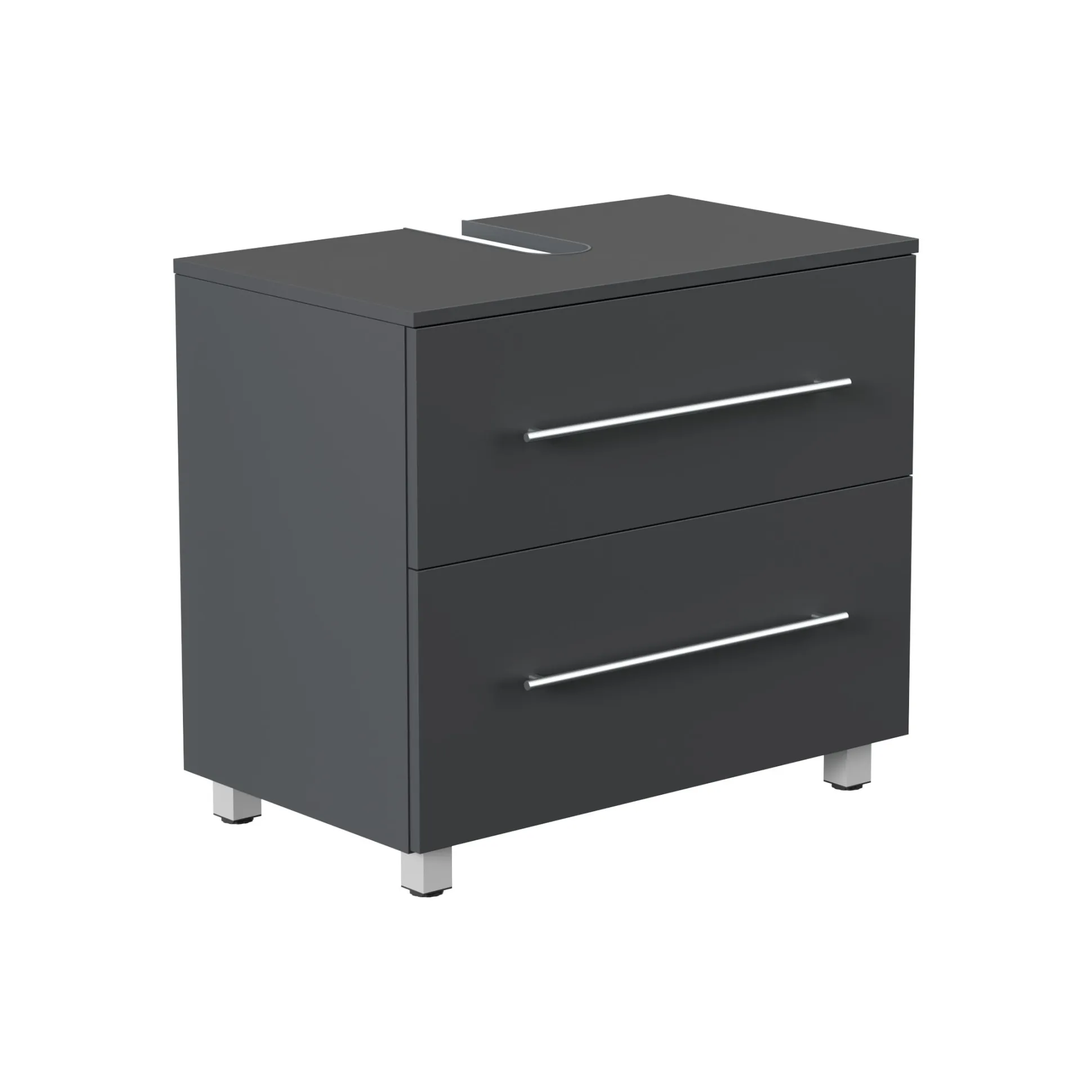 Wastafelkast Glasgow Grafiet 70 cm