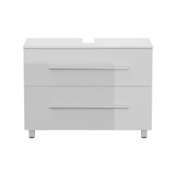 Wastafelkast Glasgow Wit Hoogglans 85 cm