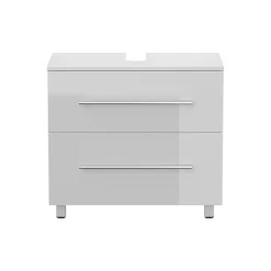 Wastafelkast Glasgow Wit Hoogglans 70 cm