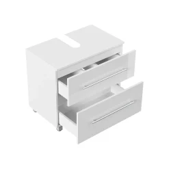 Wastafelkast Glasgow Wit Hoogglans 70 cm