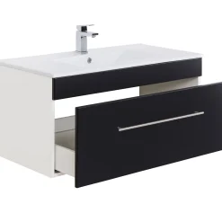 Wastafelkast Ivar Zwart L