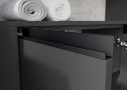 Wastafelkast Pula Grafiet 63 cm